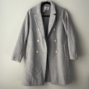 Loft XSP grey wool coat